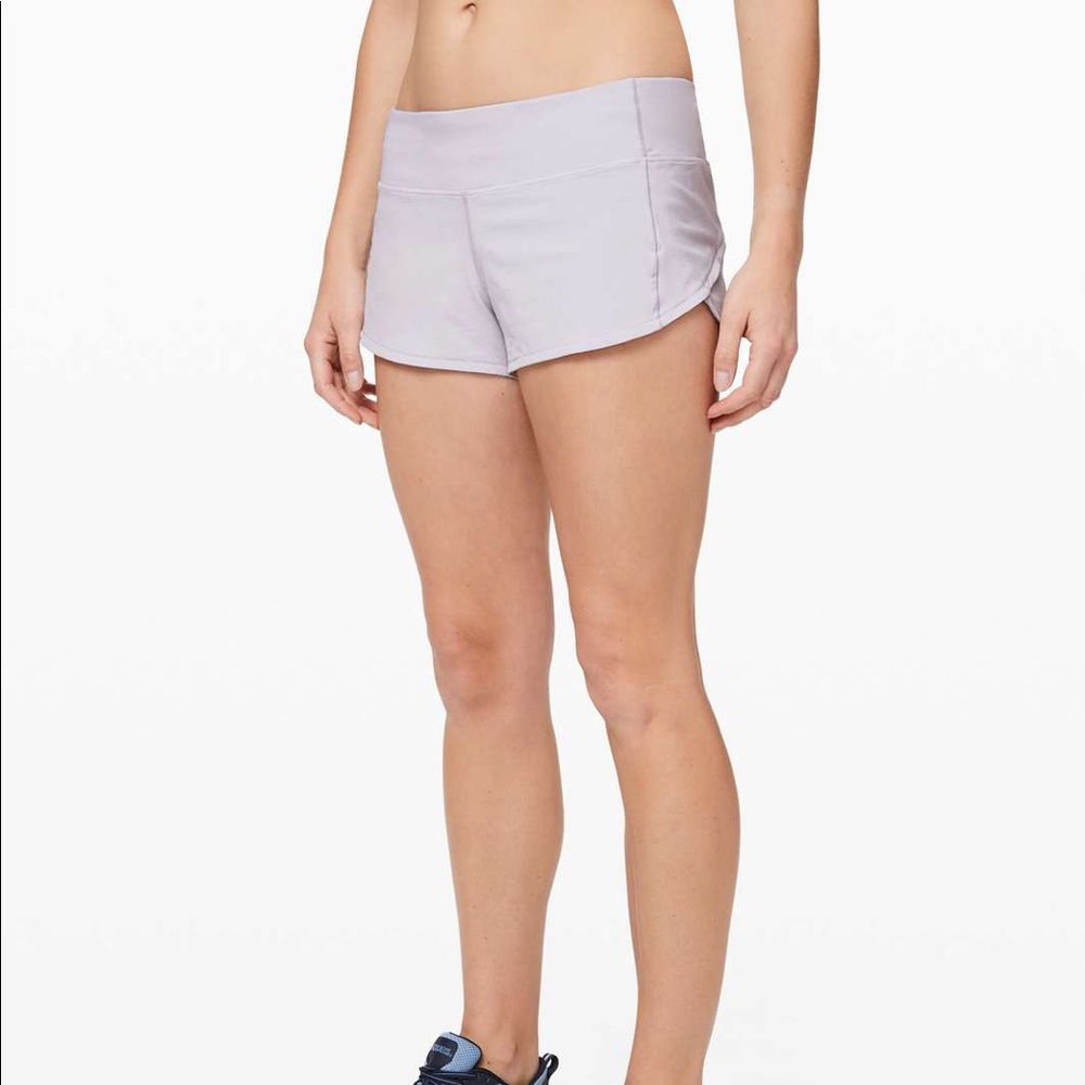 Lululemon Lavender Dew Speed Up 2.5 Size 2